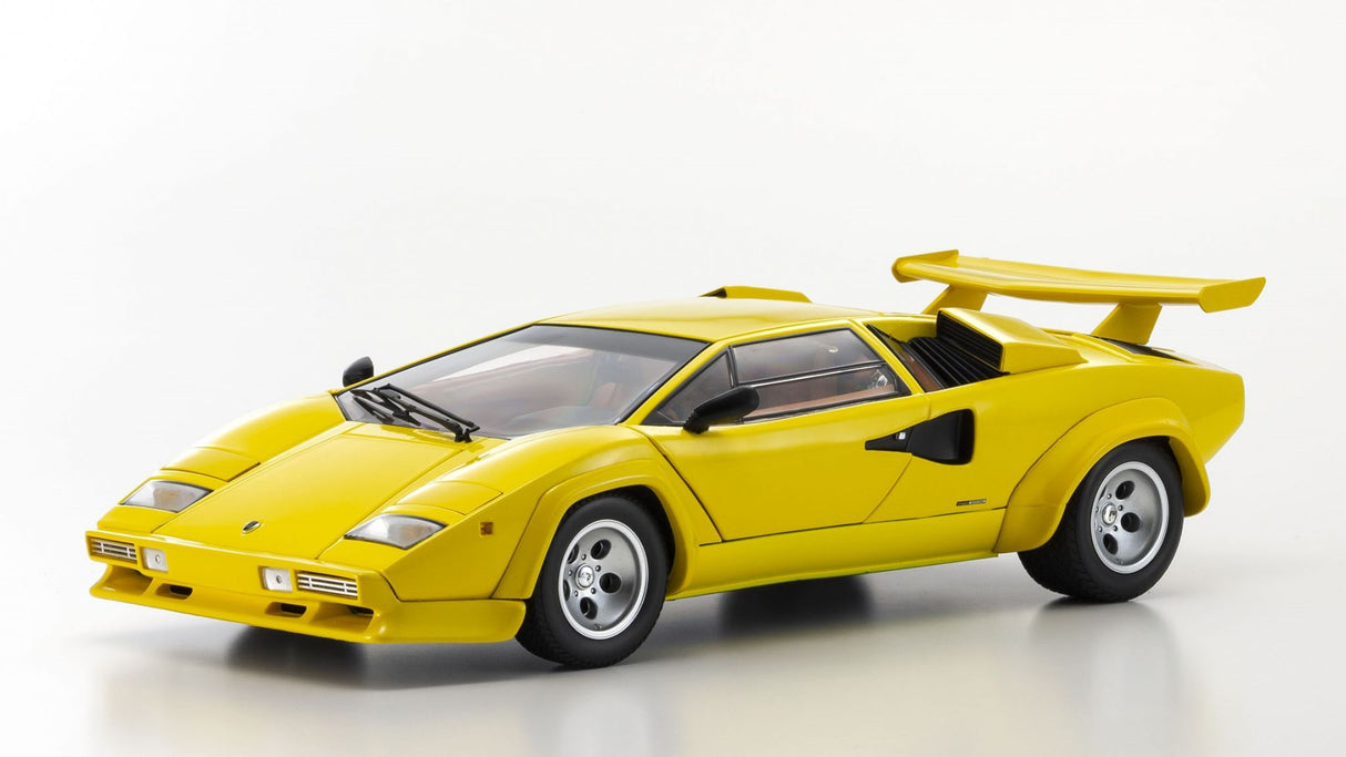 KYOSHO DIE CAST KS08320Y - Kyosho 1:18 Lamborghini Countach LP5000 Quattrovalvove Yellow