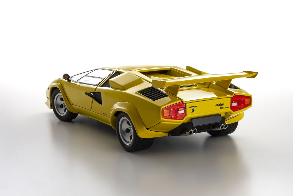 KYOSHO DIE CAST KS08320Y - Kyosho 1:18 Lamborghini Countach LP5000 Quattrovalvove Yellow