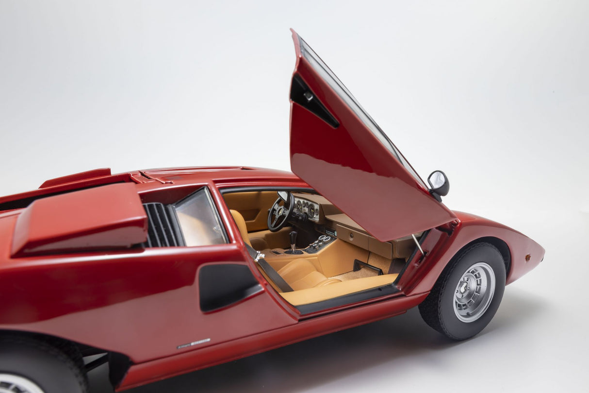 KYOSHO DIE CAST KS08321RT - Kyosho 1:18 Lamborghini Countach LP400 1974 Red