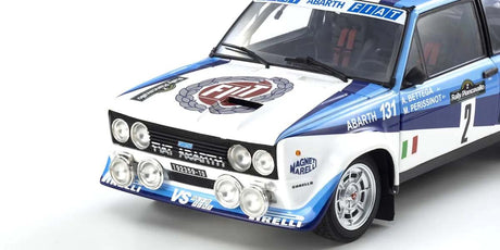 KYOSHO DIE CAST KS08376F - Kyosho 1:18 Fiat 131 Abarth A.Bettega Winner Piancavallo 1981 Nr.2