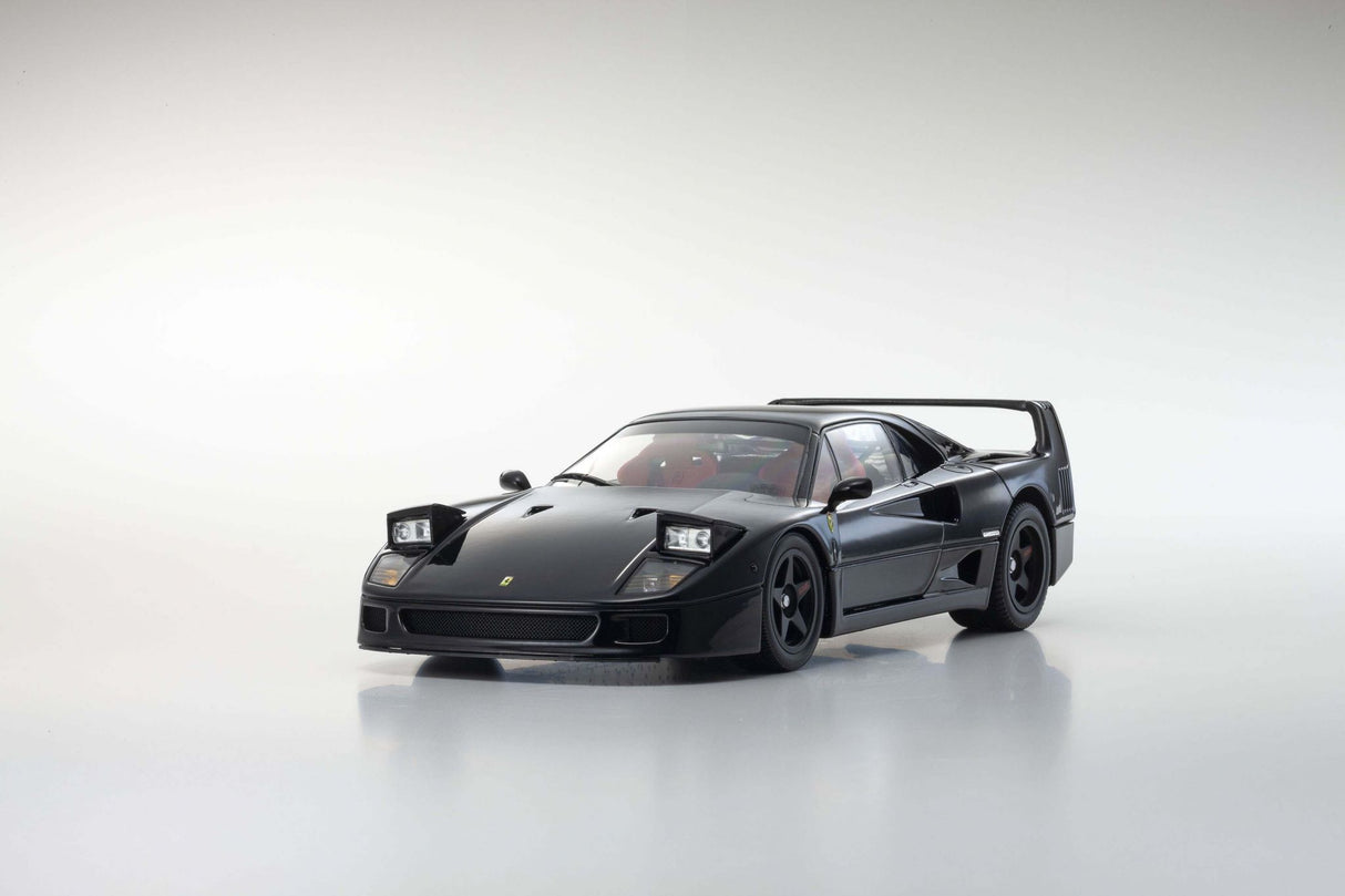 KYOSHO DIE CAST KS08416BK - Kyosho 1:18 Ferrari F40 Black 1987 Die-Cast Collection