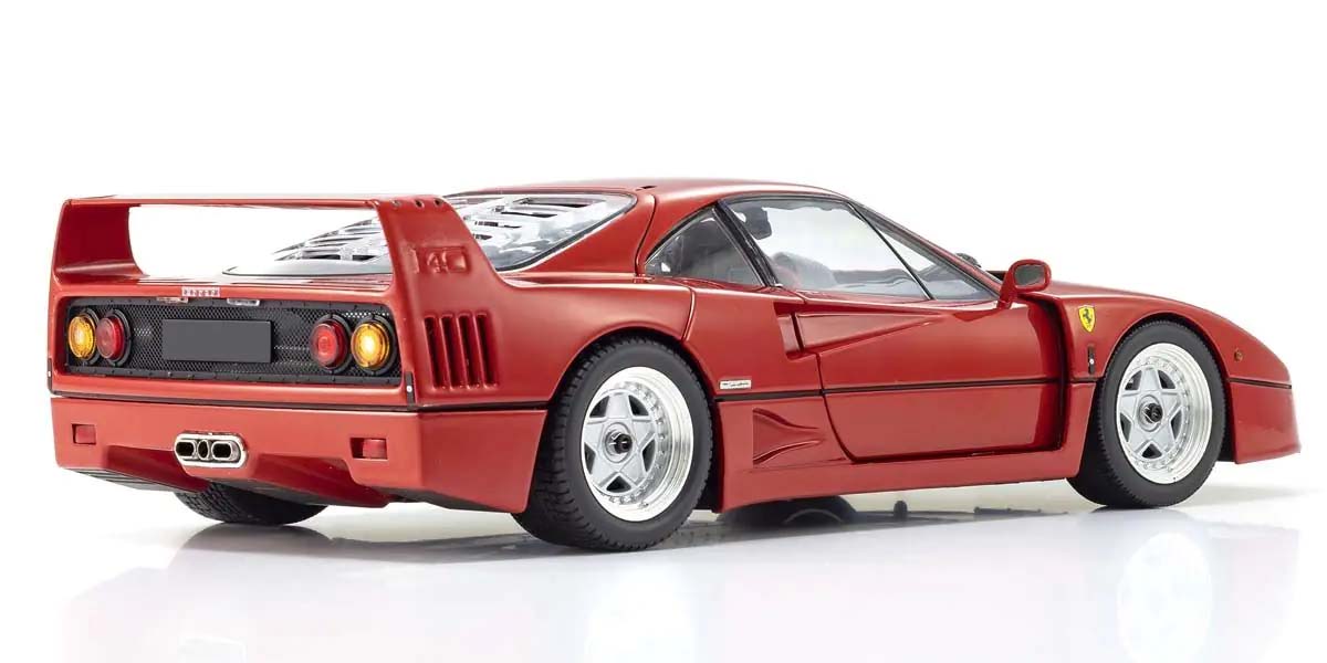 KYOSHO DIE CAST KS08416R2 - Kyosho 1:18 Ferrari F40 Red 1987 Die-Cast Collection