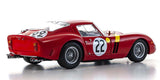 KYOSHO DIE CAST KS08438B - Kyosho 1:18 Ferrari 250 GTO 3rd Over All LM 1962 Nr.22 Blaton/Dernier