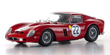 KYOSHO DIE CAST KS08438B - Kyosho 1:18 Ferrari 250 GTO 3rd Over All LM 1962 Nr.22 Blaton/Dernier