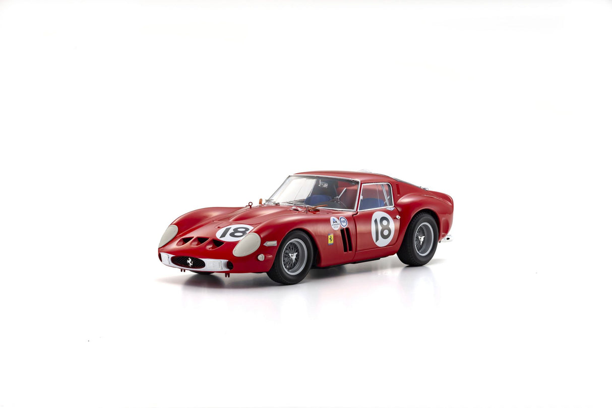 KYOSHO DIE CAST KS08438F - Kyosho 1:18 Ferrari 250 GTO Daytona 3H 1st OA 1963 Nr.18