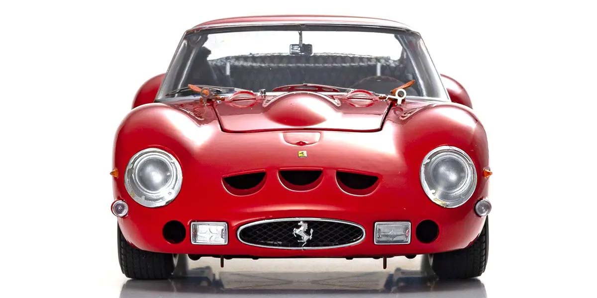 KYOSHO DIE CAST KS08438R - Kyosho 1:18 Ferrari 250 GTO Red 1962 Die-Cast Collection