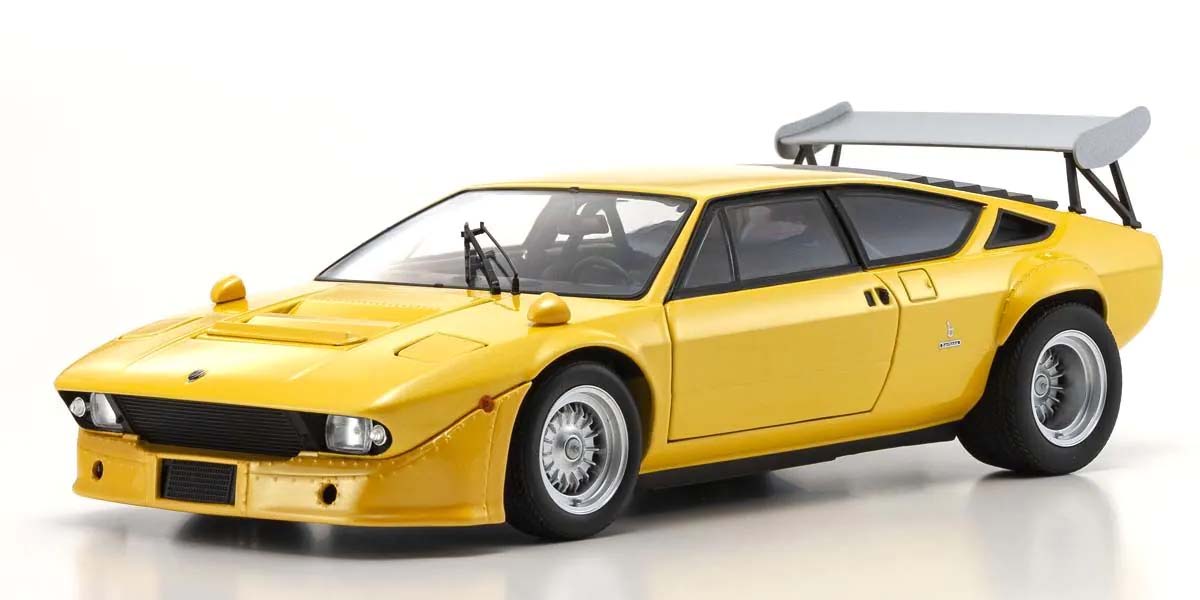 KYOSHO DIE CAST KS08445GY - Kyosho 1:18 Lamborghini Urraco Rally 1974 Yellow