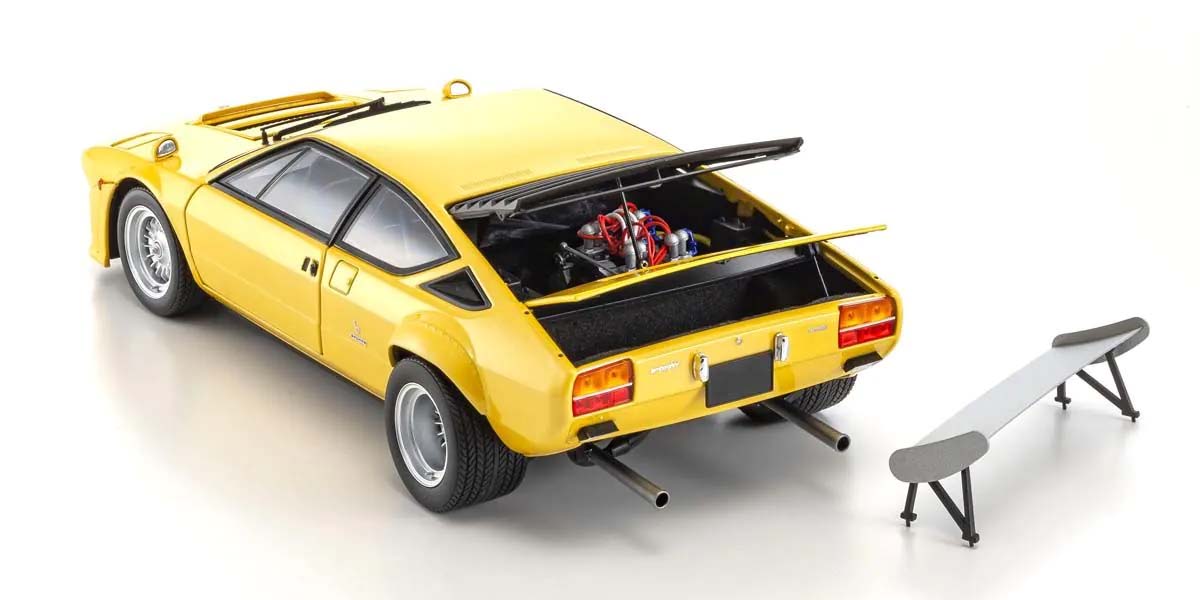 KYOSHO DIE CAST KS08445GY - Kyosho 1:18 Lamborghini Urraco Rally 1974 Yellow