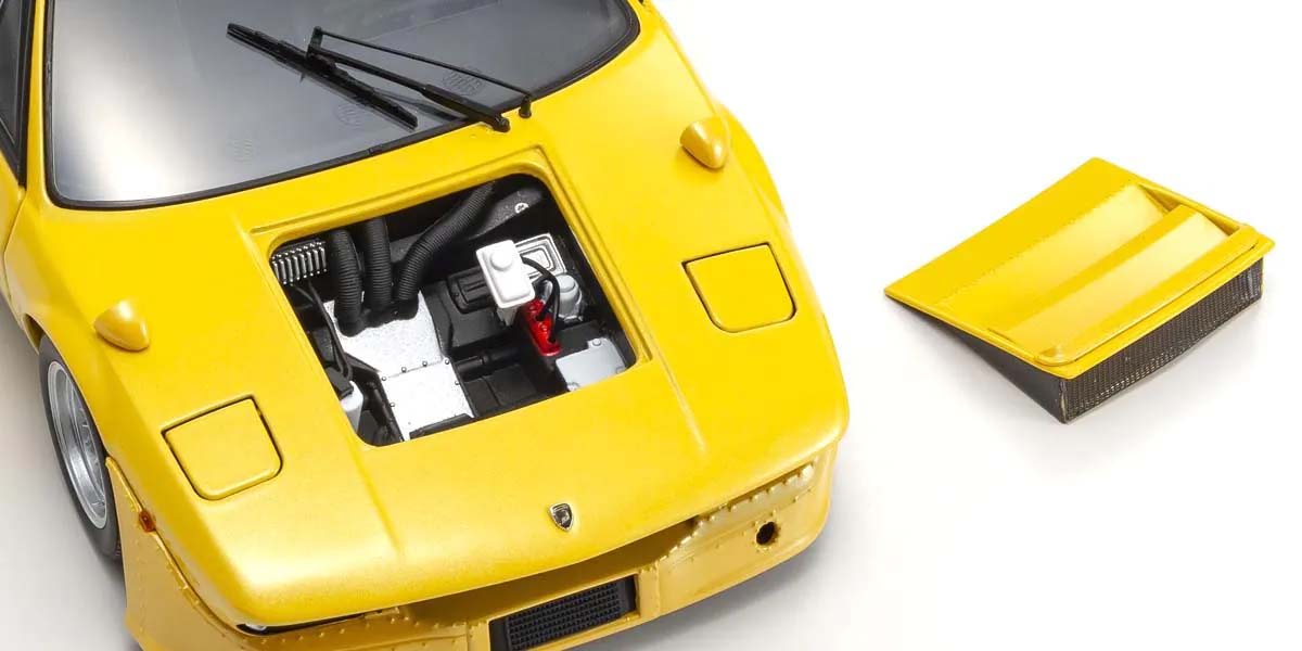 KYOSHO DIE CAST KS08445GY - Kyosho 1:18 Lamborghini Urraco Rally 1974 Yellow