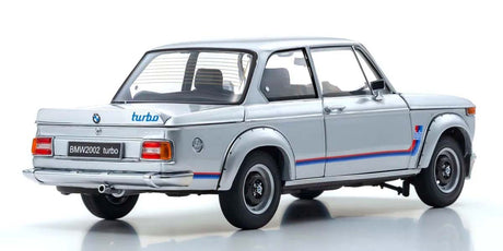KYOSHO DIE CAST KS08544S - Kyosho 1:18 BMW 2002 Turbo 1974 Silver