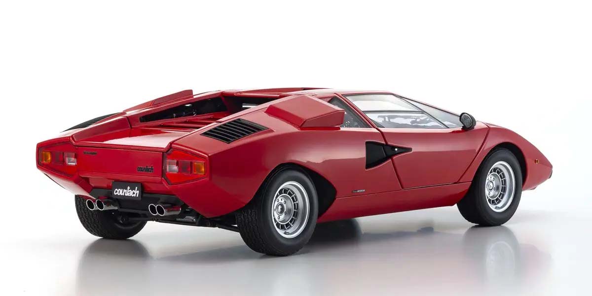 KYOSHO DIE CAST KS08611R - Kyosho 1:12 Lamborghini Countach LP400 1974 Red
