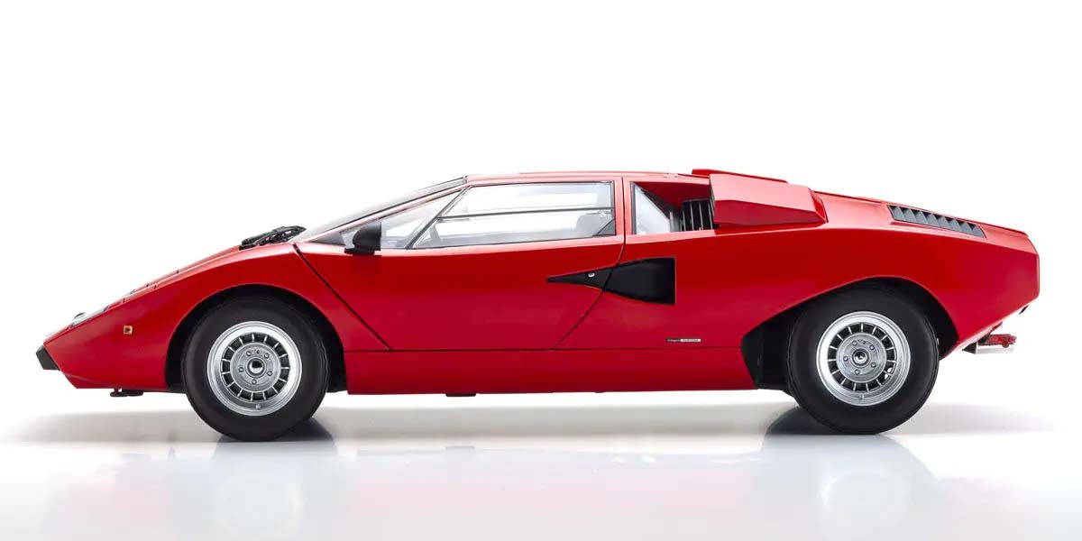 KYOSHO DIE CAST KS08611R - Kyosho 1:12 Lamborghini Countach LP400 1974 Red