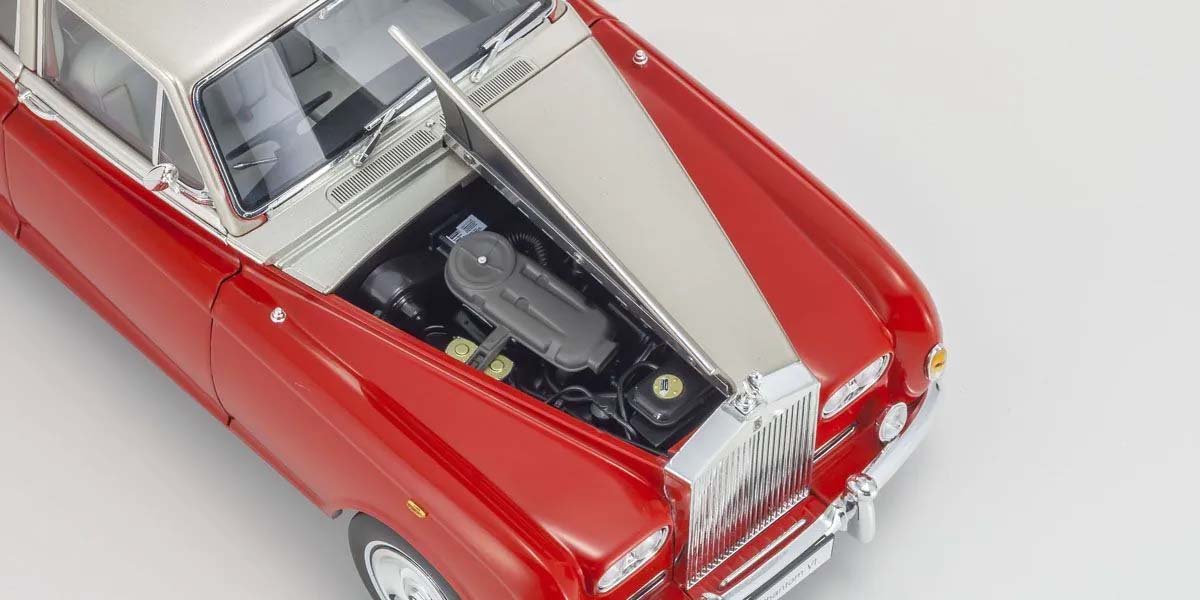 KYOSHO DIE CAST KS08905RLB - Kyosho 1:18 Rolls-Royce Phantom VI EWB 1968 Red-Light Beige