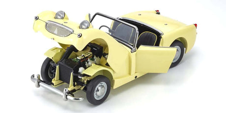 KYOSHO DIE CAST KS08953PY - Kyosho 1:18 Austin Healey Sprite 1958 Primrose Yellow
