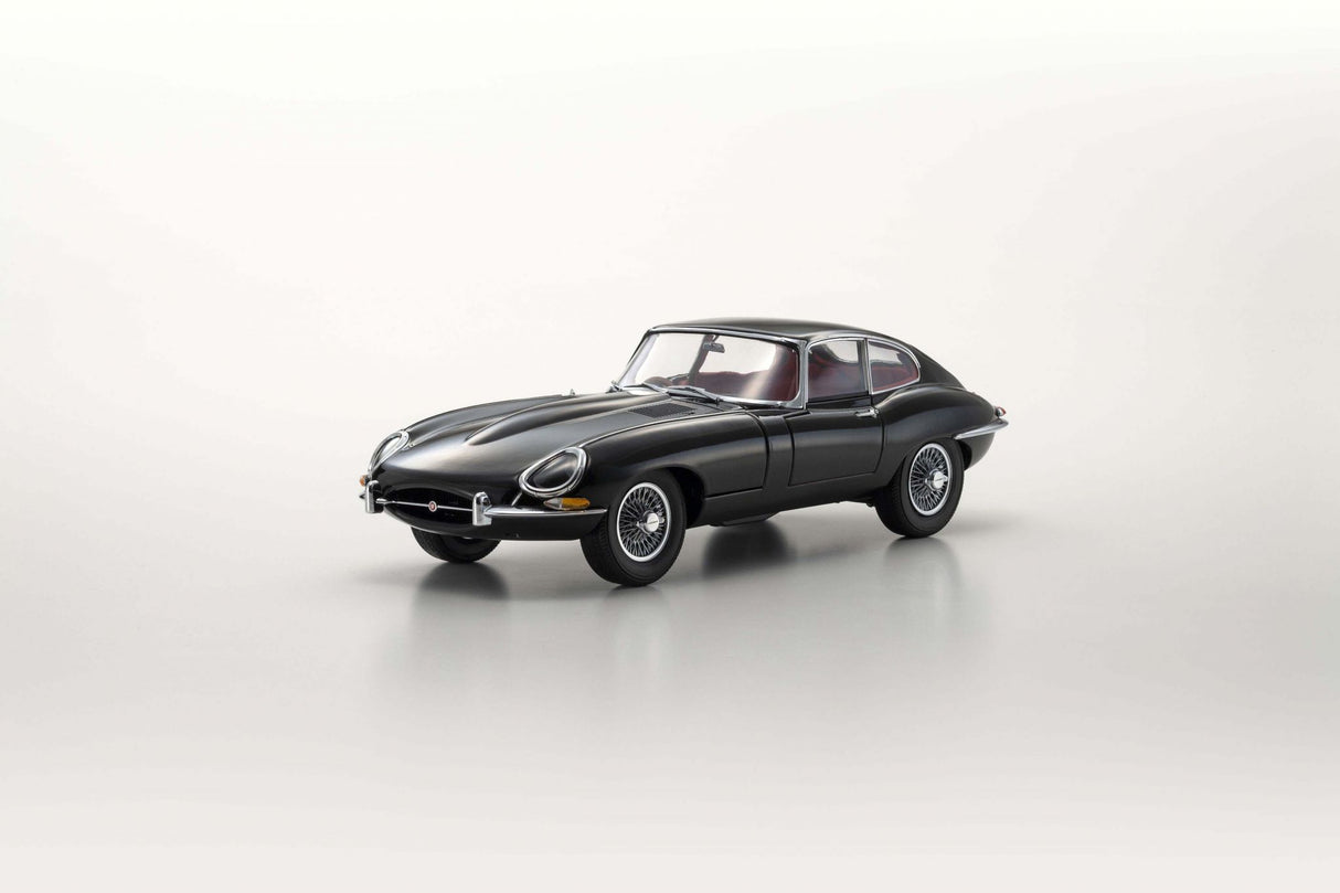 KYOSHO DIE CAST KS08954BK - Kyosho 1:18 Jaguar E-Type 3.8L Coupe MK1 1961 Black