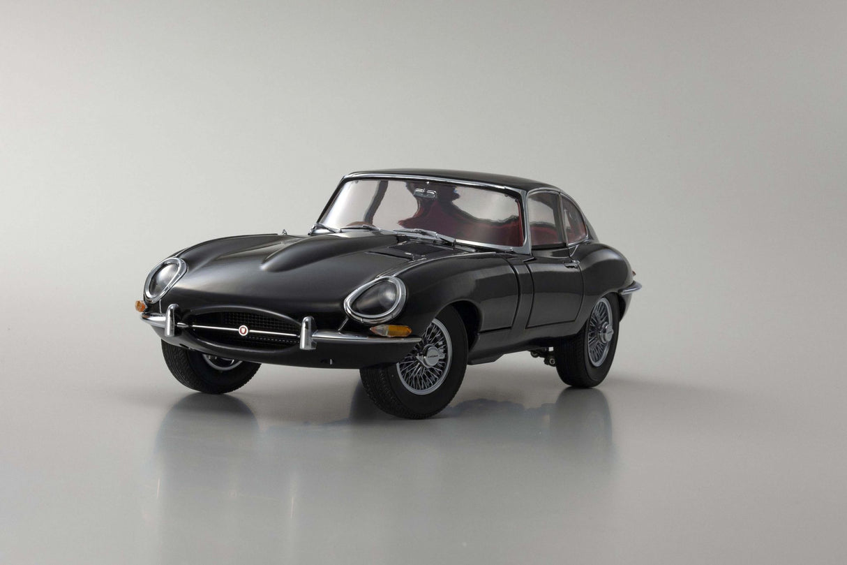 KYOSHO DIE CAST KS08954BK - Kyosho 1:18 Jaguar E-Type 3.8L Coupe MK1 1961 Black