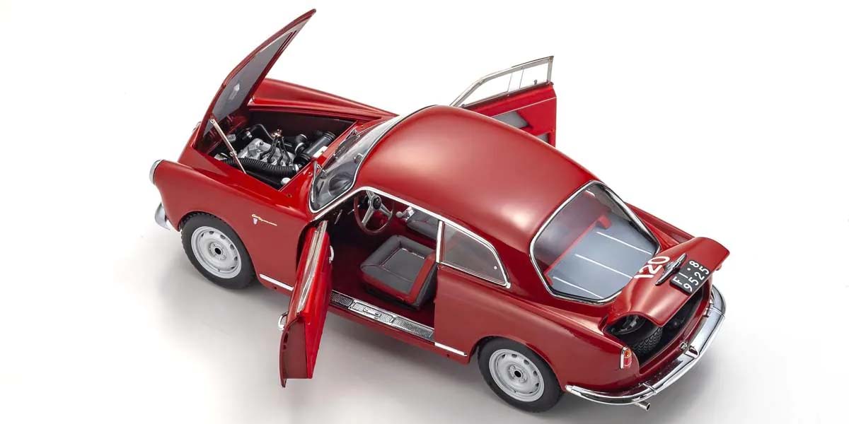 KYOSHO DIE CAST KS08957A - Kyosho 1:18 Alfa Romeo Giuletta SV Mille Miglia 1956 Nr.120