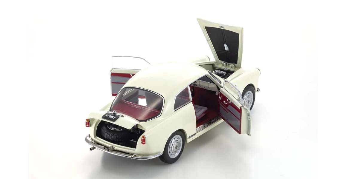 KYOSHO DIE CAST KS08957W - Kyosho 1:18 Alfa Romeo Giuletta Sprint Coupe 1954 White