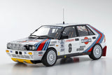 KYOSHO DIE CAST KS08960A - Kyosho 1:18 Lancia Delta HF 4WD Monte Carlo 1987 Team Martini Nr.6