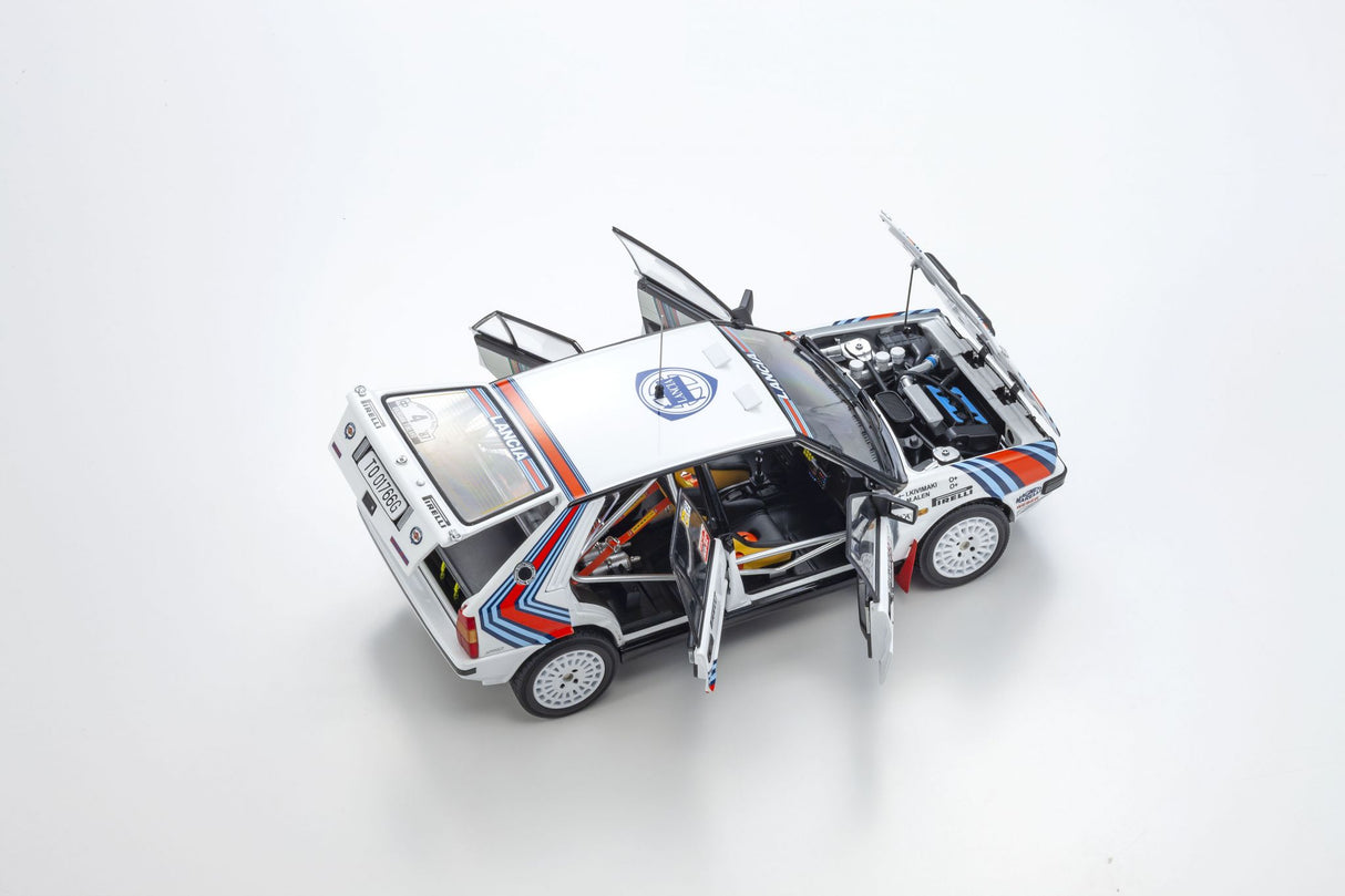 KYOSHO DIE CAST KS08960B - Kyosho 1:18 Lancia Delta HF 4WD 1000 Lakes 1987 Team Lancia Nr.4