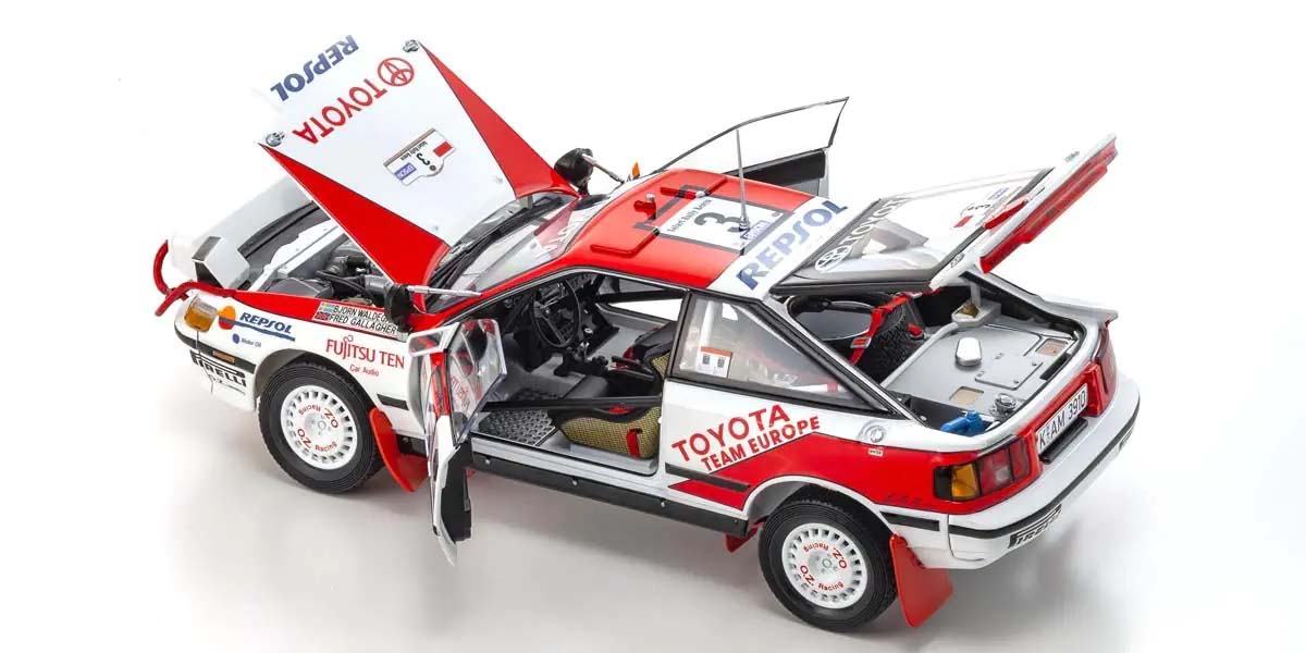 KYOSHO DIE CAST KS08961A - Kyosho 1:18 Toyota Celica GT-Four B.Waldegard Winner Safari 1990 Nr.3