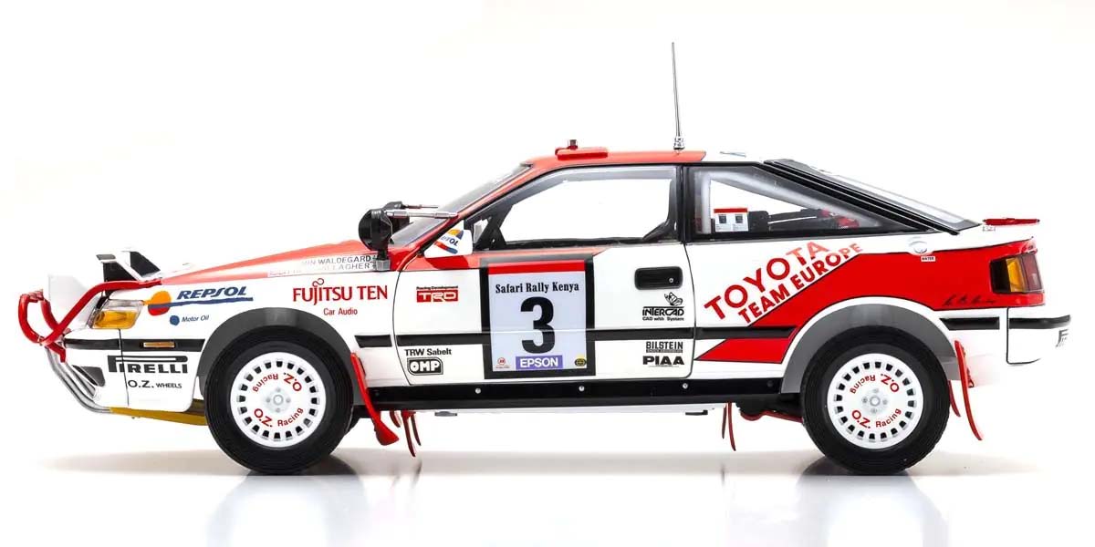 KYOSHO DIE CAST KS08961A - Kyosho 1:18 Toyota Celica GT-Four B.Waldegard Winner Safari 1990 Nr.3