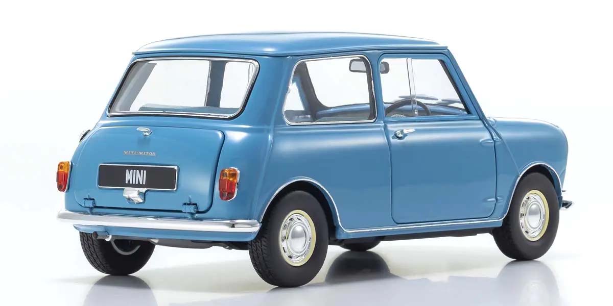 KYOSHO DIE CAST KS08964BL - Kyosho 1:18 Morris Mini Minor Clipper Blue