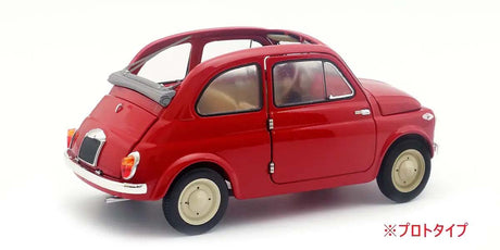 KYOSHO DIE CAST KS08966R - Kyosho 1:18 Fiat Nuova 500 Coral Red
