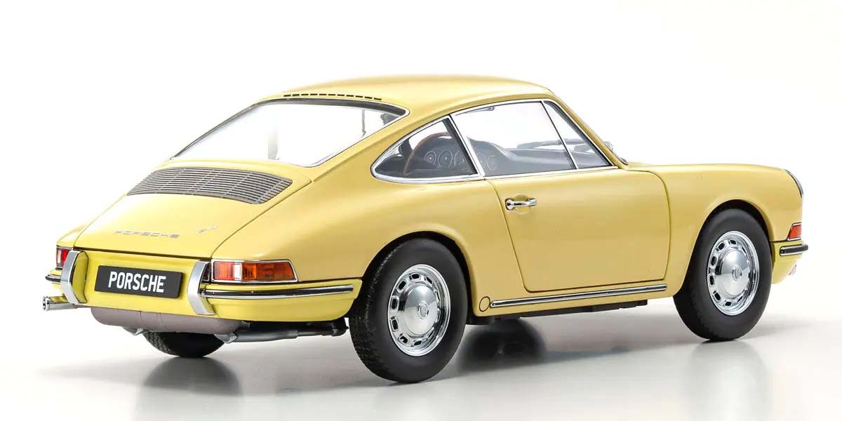 KYOSHO DIE CAST KS08969Y - Kyosho 1:18 Porsche 911 2.0 901 1964 Champagne Yellow