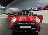 Children's car Mini Cooper S 12 volt metallic red