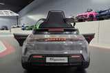 Elektrisk børnebil Porsche Taycan 1-personers 12 volt grå