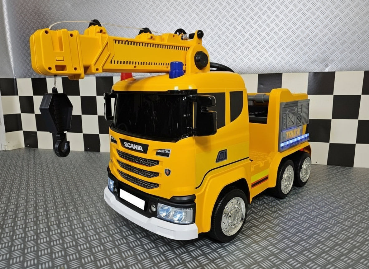 Electric crane truck Scania 12 volts