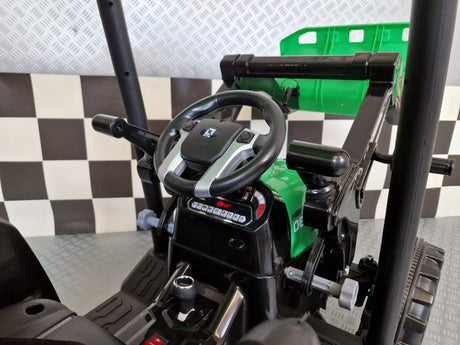 Børnetraktor 24 volt med anhænger