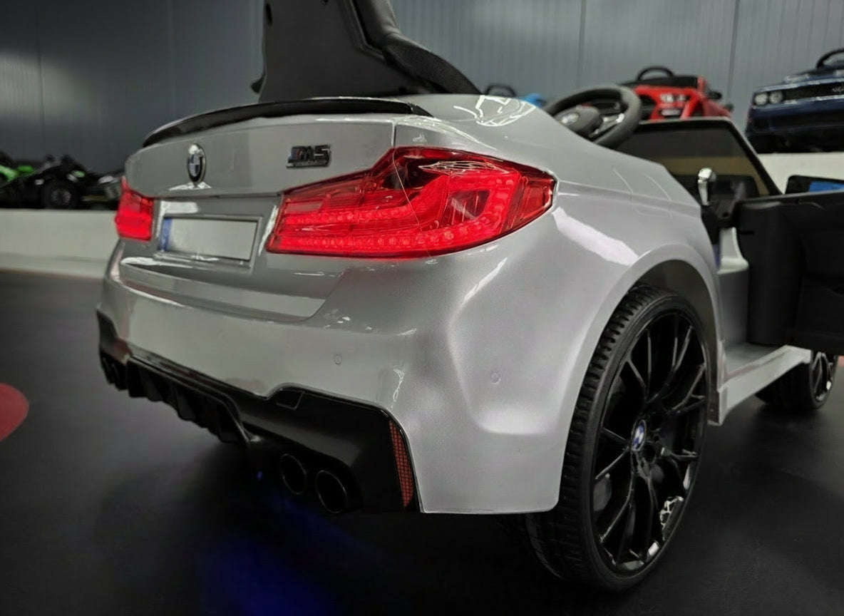 Electric ride on car BMW M5 24 volt metallic grey