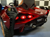 Battery Children car Lamborghini Sian 12 volts painting red