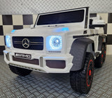 Children's car Mercedes G63 6x6 AMG 1 person white