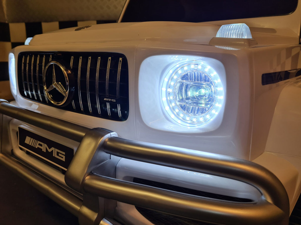 Battery children's car Mercedes G63 2 persons 24 volt white