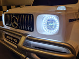 Battery children's car Mercedes G63 2 persons 24 volt white