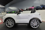 Porsche Cayenne batteri børnebil 12 volt hvid