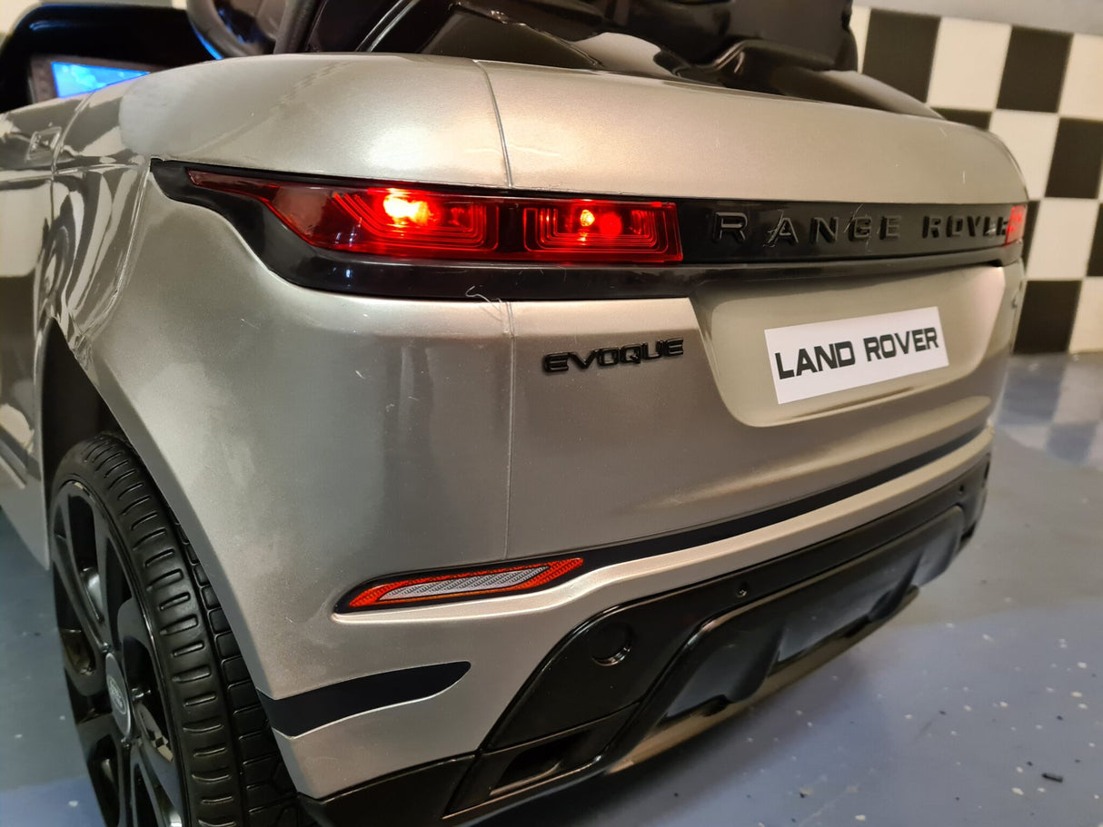 Battery toy car Range Rover Evoque 4 engines paint grey
