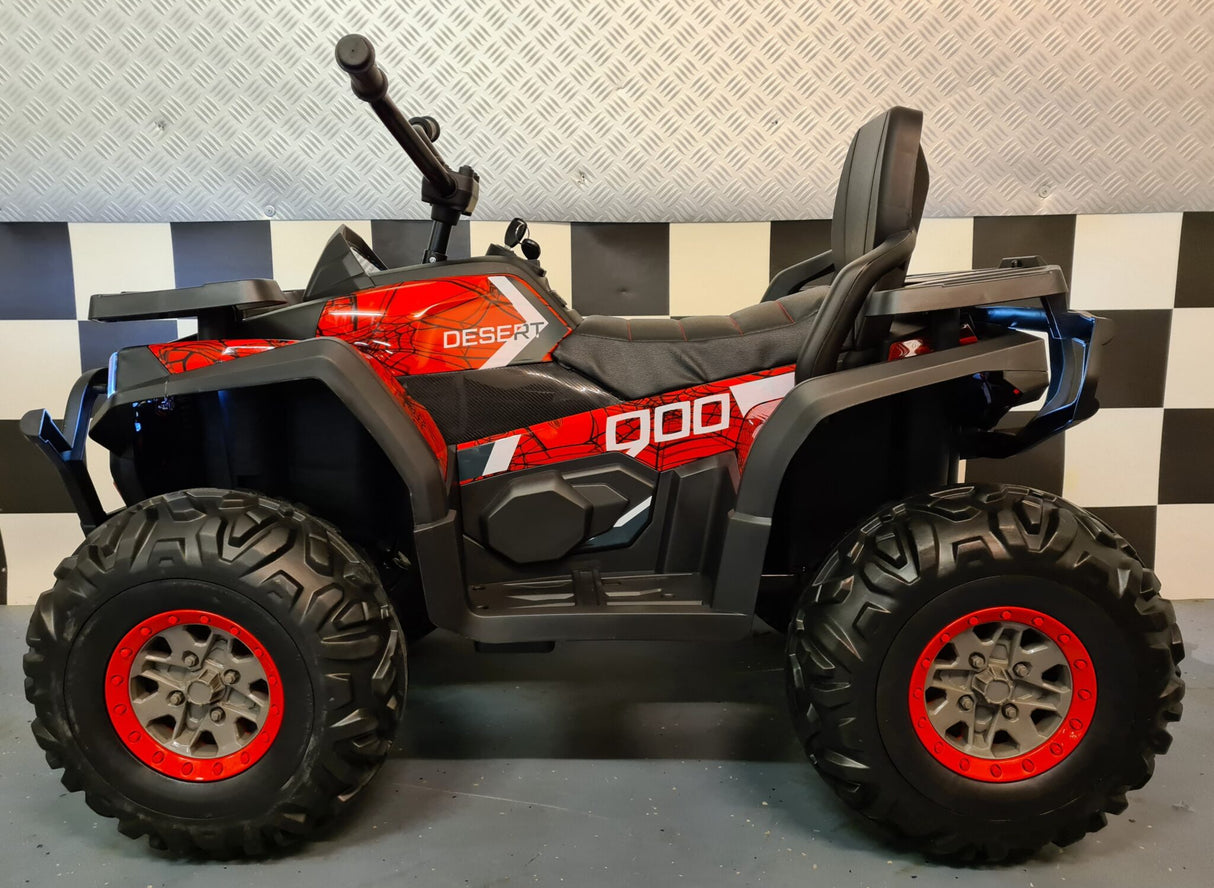 Battery children's quad Spider 12 volts red