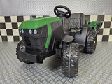 Children's tractor Farmer 12 volt green with RC