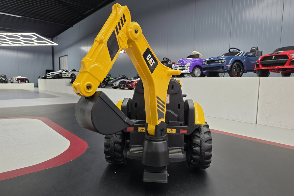 Caterpillar gravemaskine med laster børnetraktor 12 volt