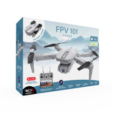 FPV 101 drone - Kompakt foldbar drone med HD-kamera og live FPV
