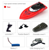 Fjernstyret krokodille-båd - skræm livet af din familie!