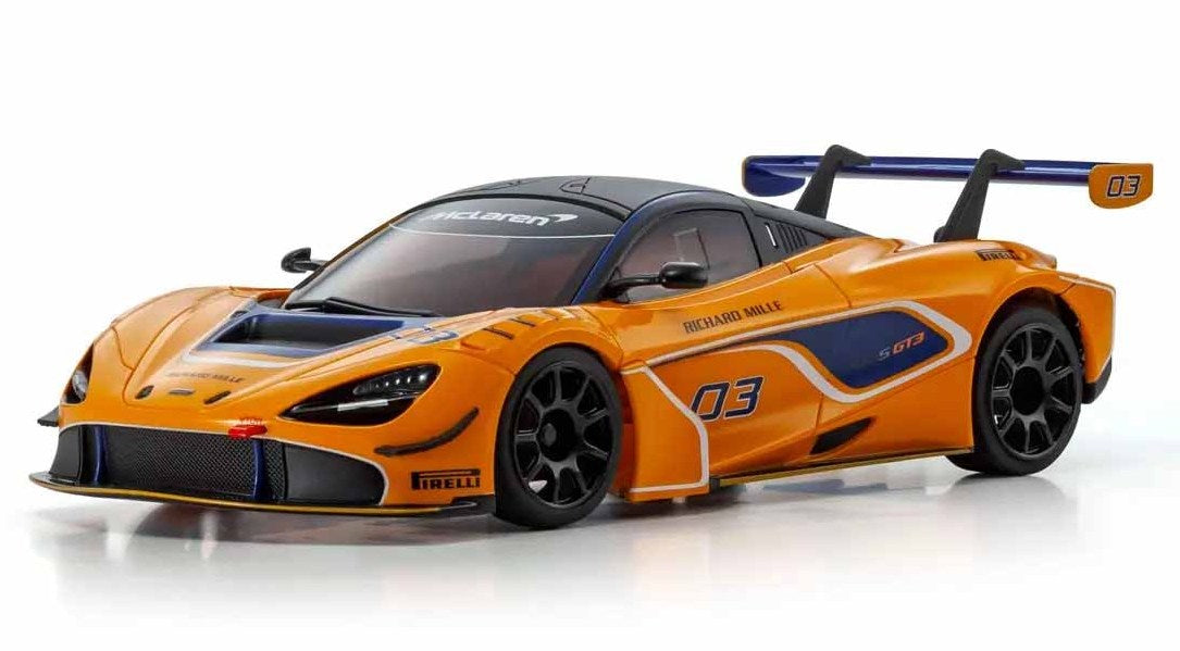 Kyosho Mini-Z MR04 RWD McLaren 720S GT3 Orange #03 (W-MM/KT531P)