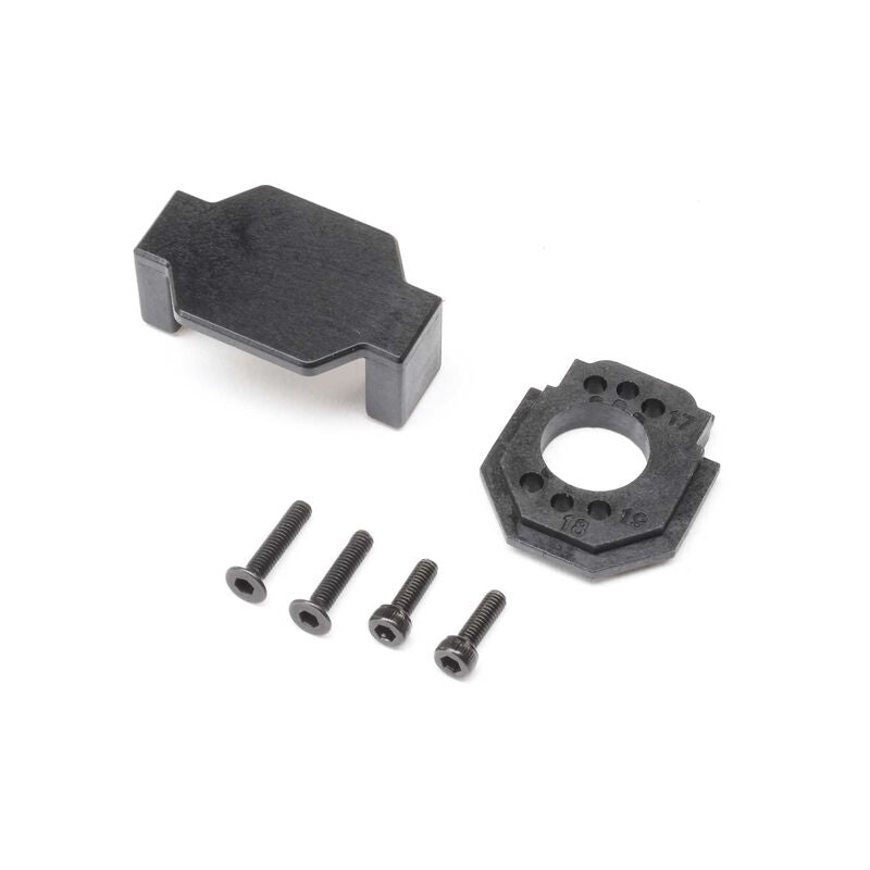 Losi Servo & Motor Plate (17-19t) Set: NASCAR