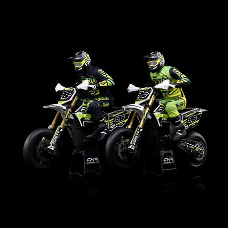 Promoto-SM 1/4 Super Moto Motorcycle, FXR, White: RTR Basic