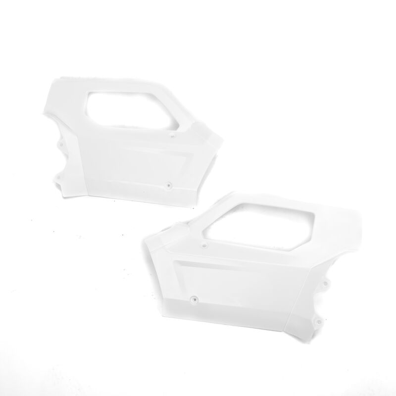 Losi Body Panel Door Left/Right White: 5IVE-T 3.0