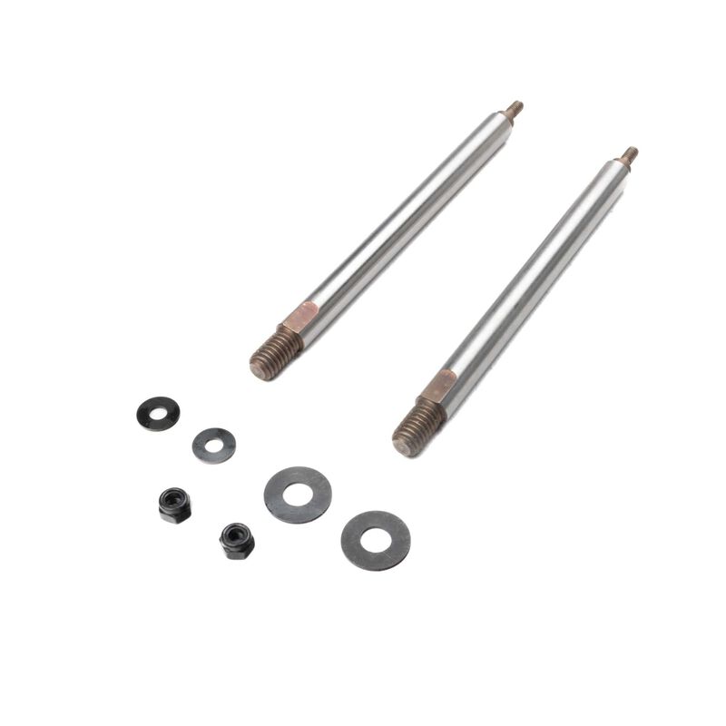 Losi Nutted Shock Shaft Rear (2): 5IVE-T 3.0